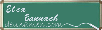 Elea Bannach Visitenkarte